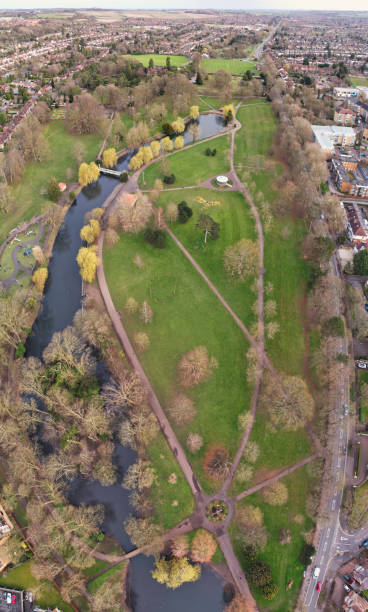 istock High Angle Panoramic 360 Aerial View of England Great Britain 1409987294