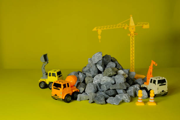 istock Toy models simulation, construction industry, and real estate development. 1409991518