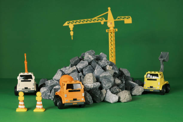 istock Toy models simulation, construction industry, and real estate development. 1409991526