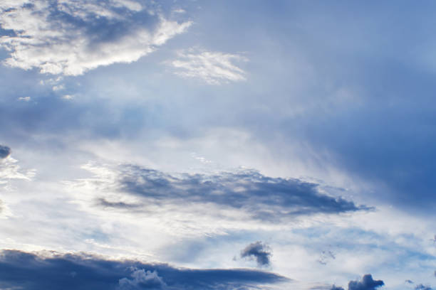 istock Blue sky with beautiful clouds and sunlight 1409992339
