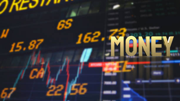 istock The gold money text on business background  3d rendering 1409995828