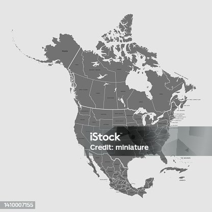 istock North America map 1410007155