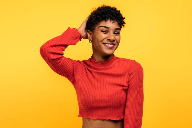 istock Cheerful Afro Woman Portrait 1410009898