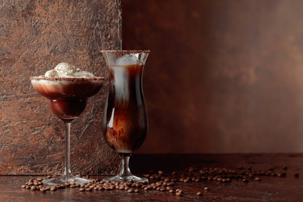 istock Cold coffee and chocolate cocktails. 1410010318