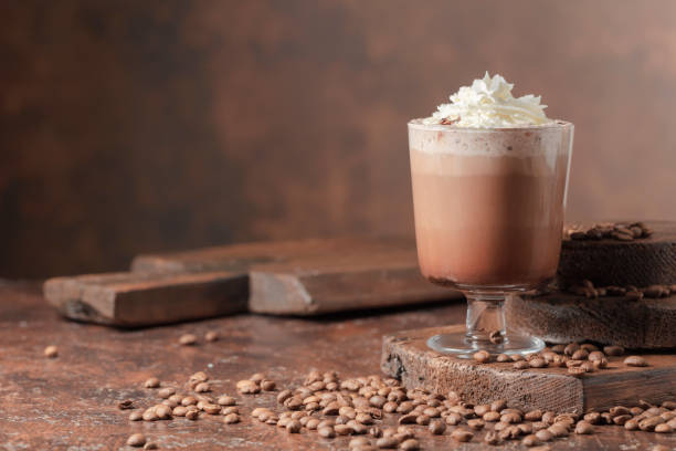 istock Coffee and chocolate cocktail with whipped cream. 1410010319