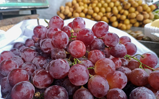 Grape in the vineyard.