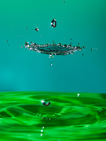 Water drop photography with various shapes