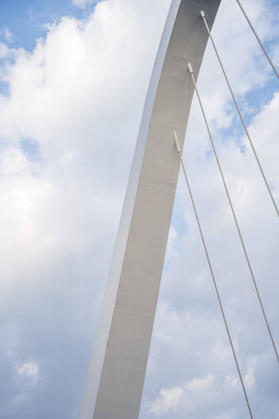 istock Sunny financial city and Bridge 1410014439