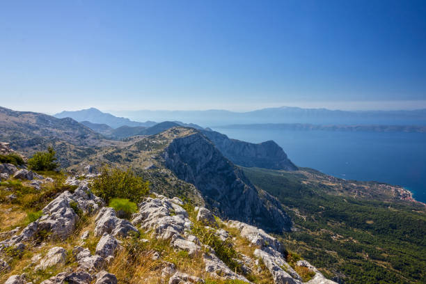 Mountain view, Croatia, Dalmatia, Biokovo national park landscape