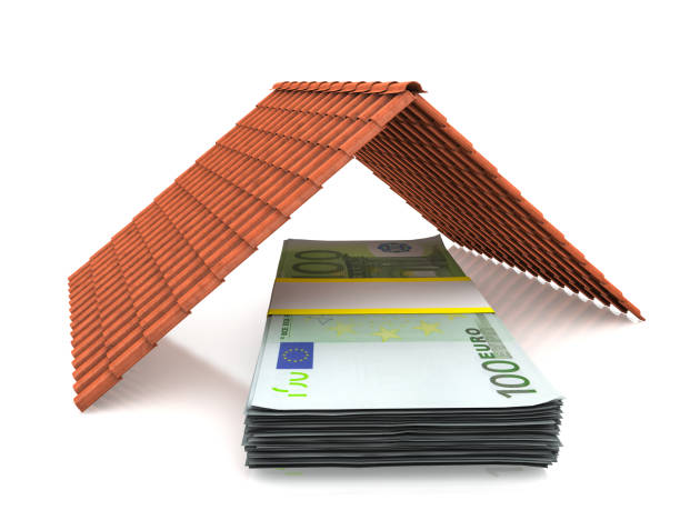 euro money insurance security protection - shingle bank imagens e fotografias de stock
