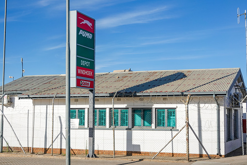 Puma Depot at Katutura Township near Windhoek in Khomas Region, Namibia. This is a commercial business.