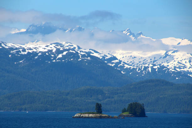 istock Coastal mountain scenery in Prince William Sound, Alaska 1410025132