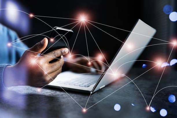 istock Business Technology Global Network. Person Recruitment 1410026400