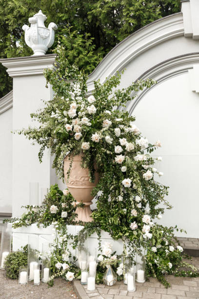 istock Flowers at the wedding ceremony, close up 1410027156