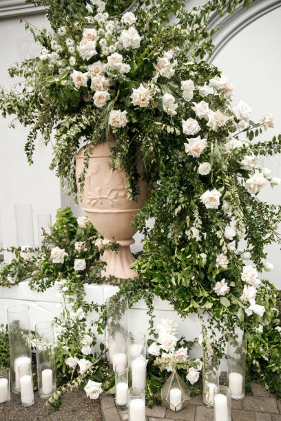 istock Flowers at the wedding ceremony, close up 1410027163