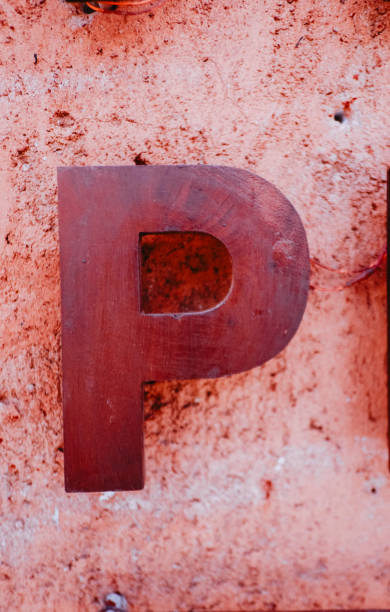 istock wooden English letters for decoration. 1410028351