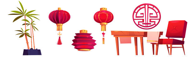 illustrations, cliparts, dessins animés et icônes de meubles chinois pour la cérémonie du thé - the splits