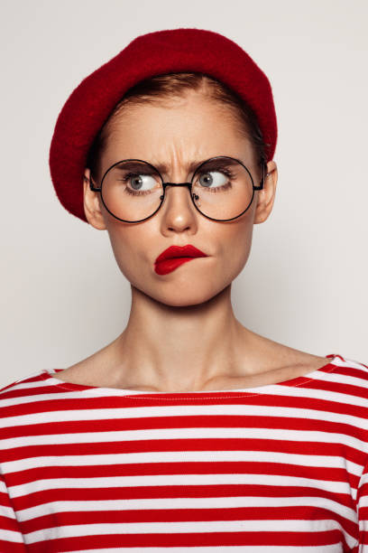 istock Beautiful emotional woman with bright make-up 1410029405