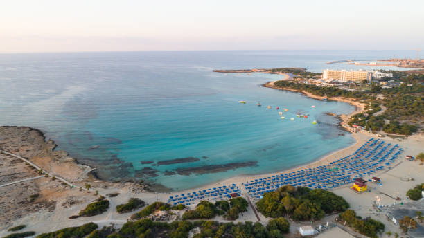 istock Aerial Landa beach, Ayia Napa, Cyprus 1410032509