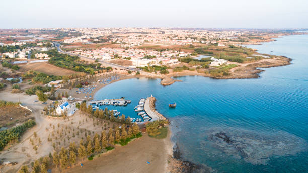 istock Aerial Agia Triada beach, Protaras, Cyprus 1410032572
