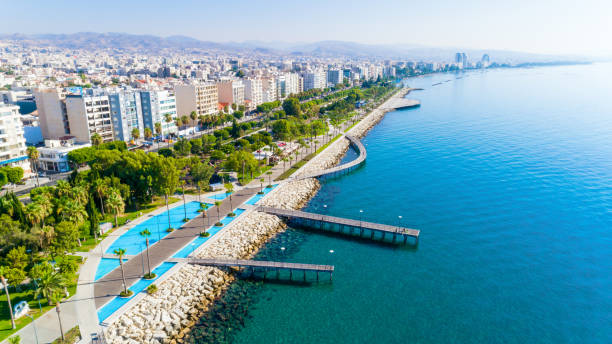 istock Aerial view of Molos, Limassol, Cyprus 1410032894