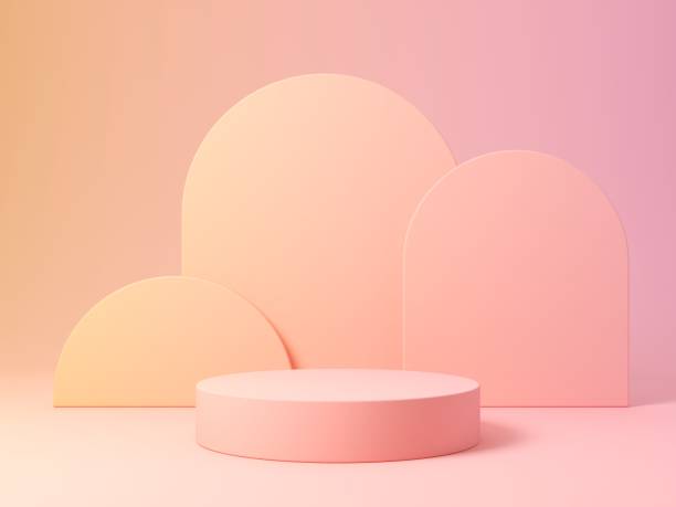 istock Abstract background. mock up scene for product display. 3d render 1410034116