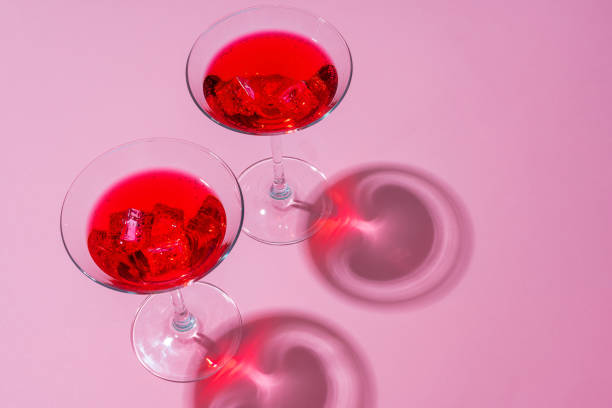 istock Cold and refreshing cocktails on color background 1410037427