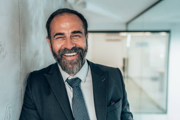 istock Portrait of businessman 1410040551