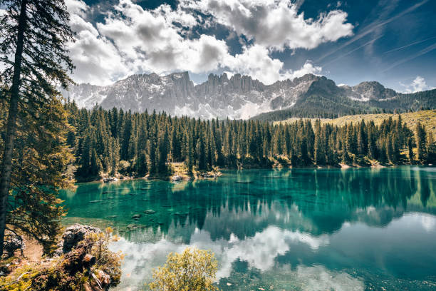 Lake Carezza - Karersee in summer