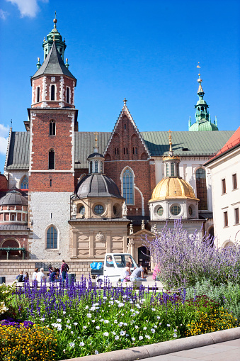 View of the Wawel Cathedral is a Roman Catholic cathedral situated on Wawel Hill in Krakow, Poland, 25 August, 2016