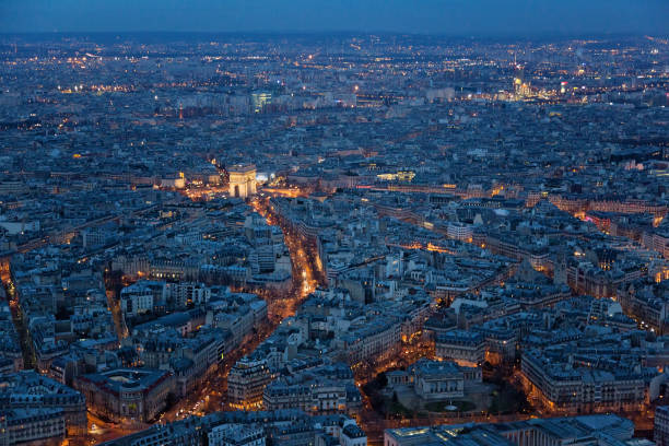 istock View of Paris during twilight, France 1410057725