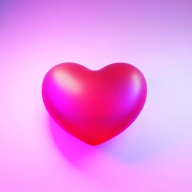 istock Big Pink Heart, Isolated On White Background, 3d render 1410059660