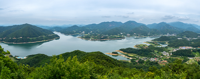 Cheongpung Lake near Jecheon city in Chungcheongbukdo province in South Korea