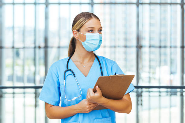 istock Happy nurse working at the hospital 1410064621