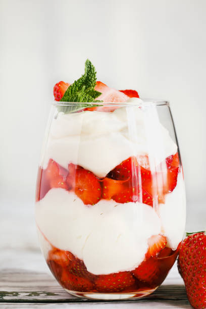 istock One Strawberry Parfait with Fresh Strawberries and Mint 1410070115
