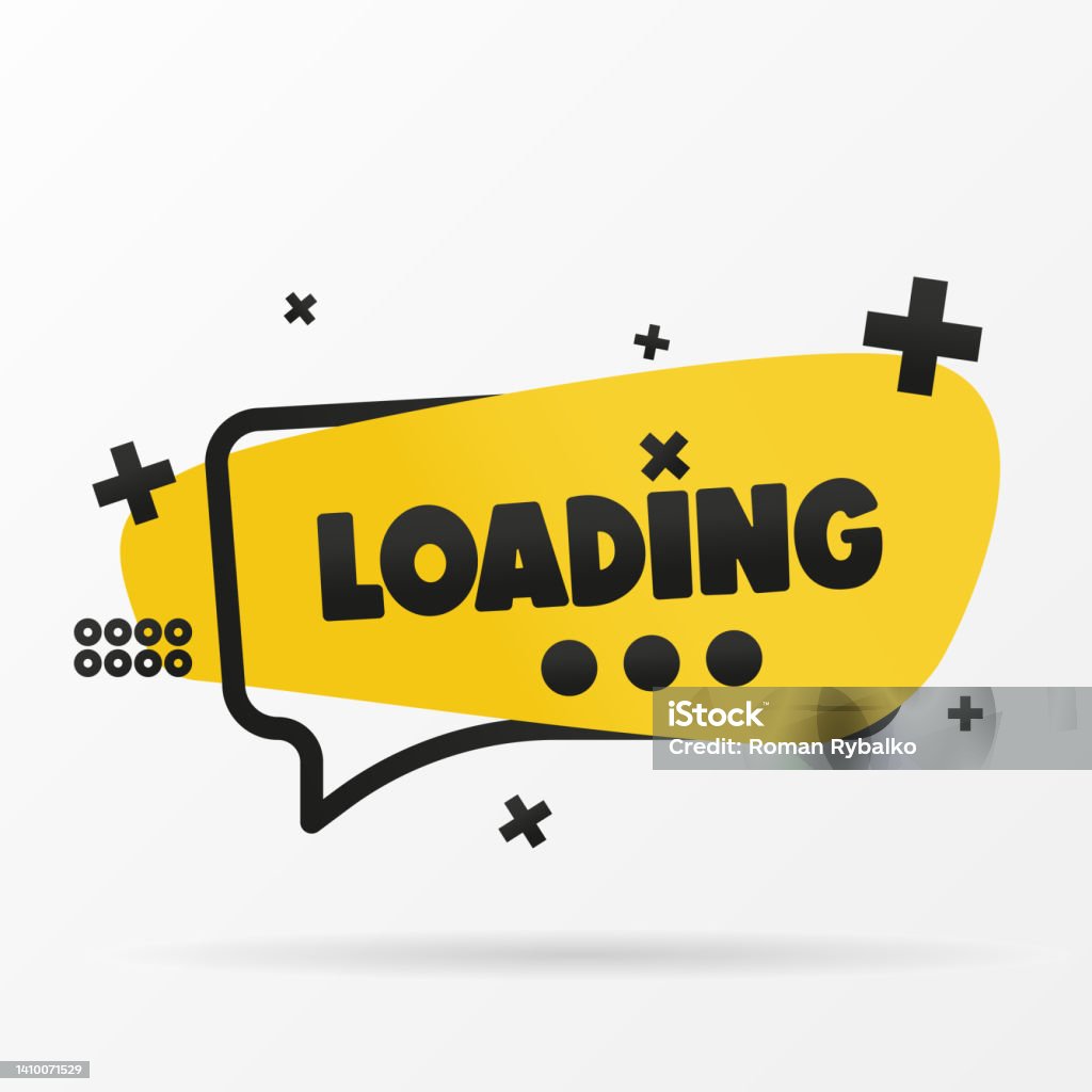 Loading Picute Loading Bulb Banner Art Picture Vector Illustration Stock Illustration ...
