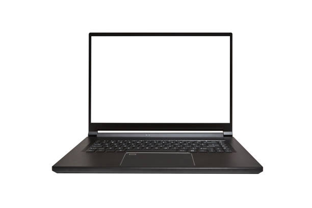 istock Laptop isolated on white background with clipping paths for laptop and screen. 1410080921