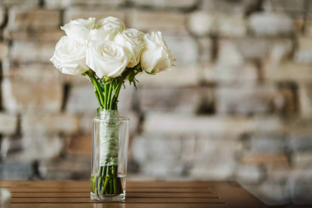 Flowers on wedding day