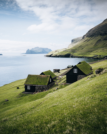 Turf Houses in Faroe Islands