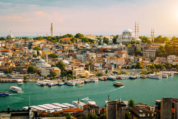 istock view from the Galata Tower, Istanbul, Turkey 1410086327