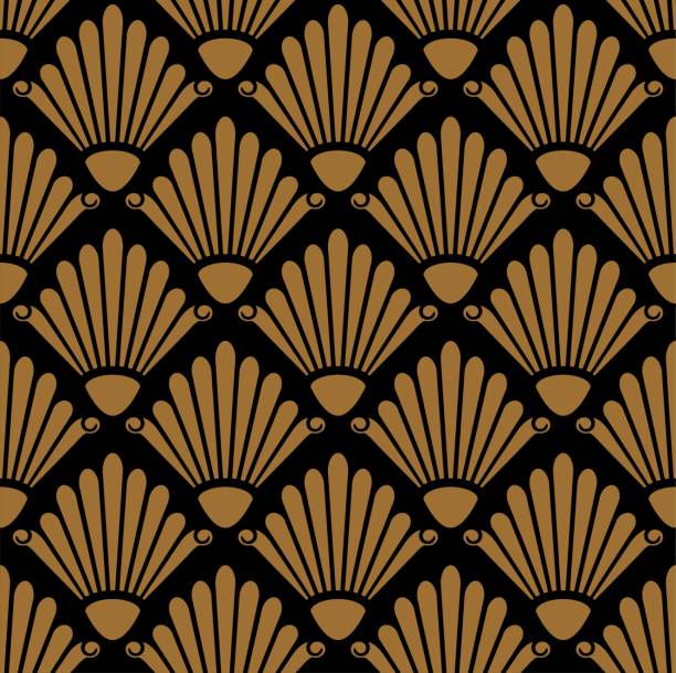 Shell Pattern Gold 740+ Shell Art Drawing Stock Illustrations, Royalty-Free Vector ...