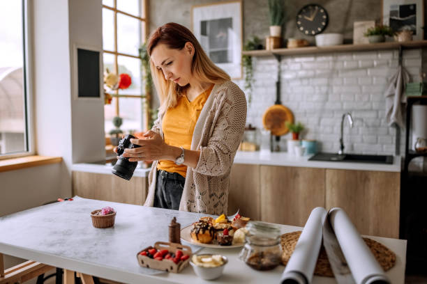 istock Food photographer at work 1410088911