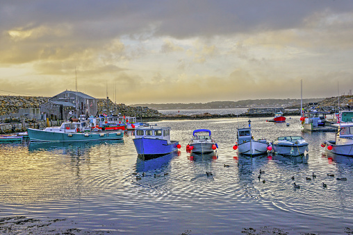 Fishing Boats in early morning-Gloucester Massachusetts