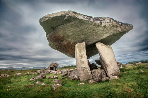 The Kilclooney Dolmen. Ireland. County Donegal