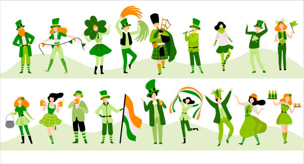 920+ St Patricks Day Parade Stock Illustrations, Royalty ...