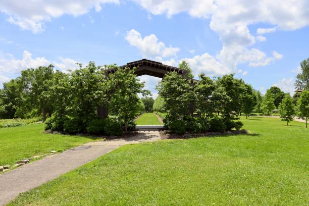 istock Wood Arch in the Countryside 1410092068