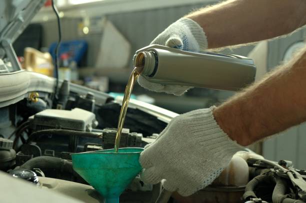 istock Maintenance of a passenger car in a service center. 1410096596