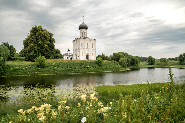 istock Church of the Intercession on the River Nerl. 1410101784