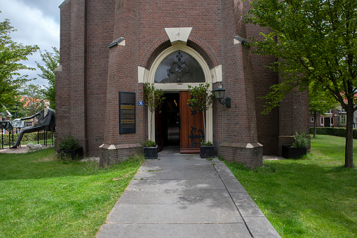 Entrance Former Church The Dorpskerk At Amstelveen The Netherlands 11-7-2022