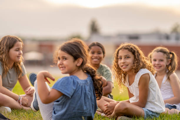 istock Elementary School Girls at Recess 1410105917